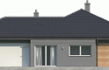 Projekt domu dwurodzinnego Dominik G2 (wersja A) - elewacja 4