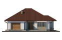 Projekt domu jednorodzinnego Kasandra - elewacja 1