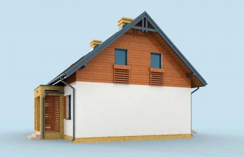 Projekt domu jednorodzinnego AVALON dom mieszkalny jednorodzinny z poddaszem użytkowym