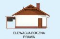 Projekt budynku gospodarczego KL12 Kuchnia Letnia / Bud. gospodarczy - elewacja 4