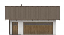 Elewacja projektu G131 - Budynek garażowy - 1
