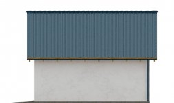 Elewacja projektu G133 - Budynek garażowy - 2 - wersja lustrzana