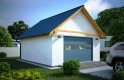 Projekt domu energooszczędnego G133 - Budynek garażowy - wizualizacja 0