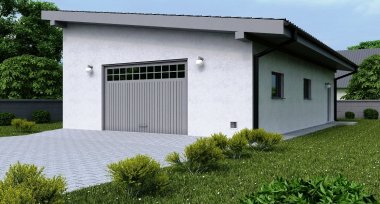 Projekt domu G149 - Budynek garażowy