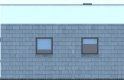 Projekt domu energooszczędnego G165 -  Budynek garażowo - gospodarczy - elewacja 2