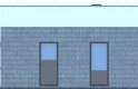 Projekt domu energooszczędnego G165 -  Budynek garażowo - gospodarczy - elewacja 4