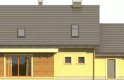 Projekt domu jednorodzinnego VERSO - elewacja 3