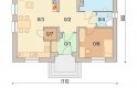 Projekt domu jednorodzinnego Kiwi 3 - rzut parteru
