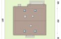 Projekt domu jednorodzinnego Kiwi 3 - usytuowanie - wersja lustrzana