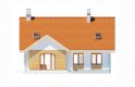 Projekt domu wielorodzinnego Groszek dach dwuspadowy - elewacja 4