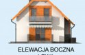 Projekt domu z poddaszem KATANIA 2 - elewacja 2