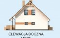 Projekt domu z poddaszem LAMIA 2 - elewacja 4