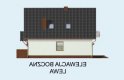 Projekt domu jednorodzinnego ACAPULCO szkielet drewniany - elewacja 2