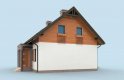 Projekt domu z poddaszem AVALON szkielet drewniany, dom mieszkalny jednorodzinny z poddaszem użytkowym - wizualizacja 2