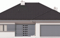 Projekt domu dwurodzinnego Eris II G2 (wersja C) - elewacja 1