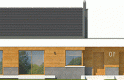Projekt domu z poddaszem EX 11 G2 (wersja D) - elewacja 1