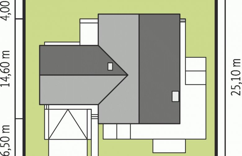 Projekt domu dwurodzinnego India G2 (wersja B) - Usytuowanie