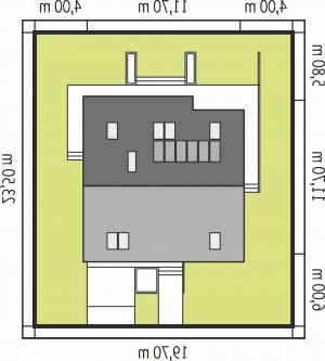 Usytuowanie budynku Alba G1 MULTI-COMFORT w wersji lustrzanej