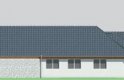 Projekt domu dwurodzinnego LK&1135 - elewacja 4