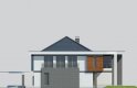 Projekt domu z poddaszem LK&1133 - elewacja 4