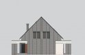 Projekt domu z poddaszem LK&1083 - elewacja 4