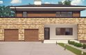 Projekt domu piętrowego Zx62 - wizualizacja 1