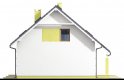 Projekt domu jednorodzinnego Kiwi 4 - elewacja 4