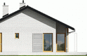 Projekt domu jednorodzinnego Eryk III - elewacja 4