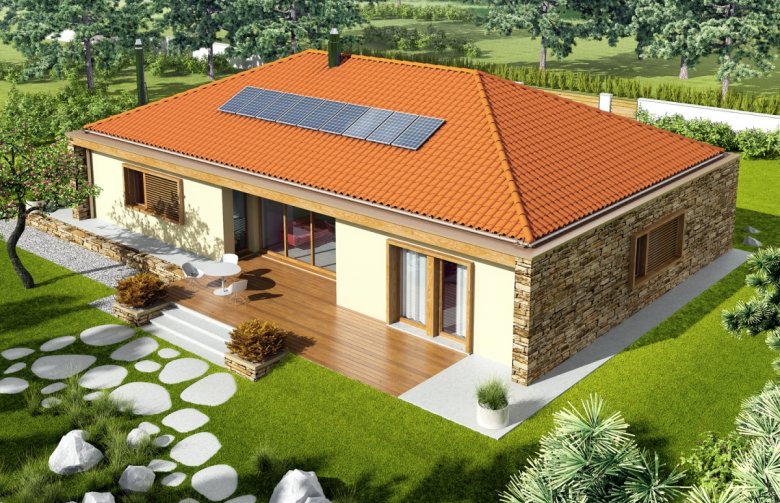 Projekt domu energooszczędnego EX 8 G2 (wersja D) soft
