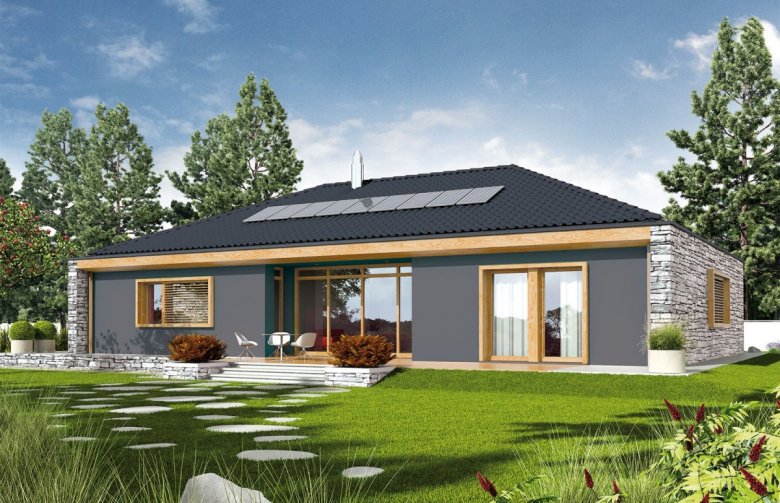 Projekt domu energooszczędnego EX 8 II G2 (wersja D) Energo Plus