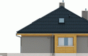 Projekt domu jednorodzinnego Flo - elewacja 2