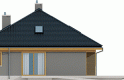 Projekt domu jednorodzinnego Flo - elewacja 4