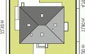 Projekt domu jednorodzinnego Flo II MULTI-COMFORT - usytuowanie - wersja lustrzana