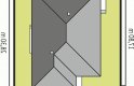 Projekt domu jednorodzinnego Glen V G1 - usytuowanie - wersja lustrzana