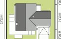 Projekt domu jednorodzinnego India G2 (wersja B) MULTI-COMFORT - usytuowanie - wersja lustrzana