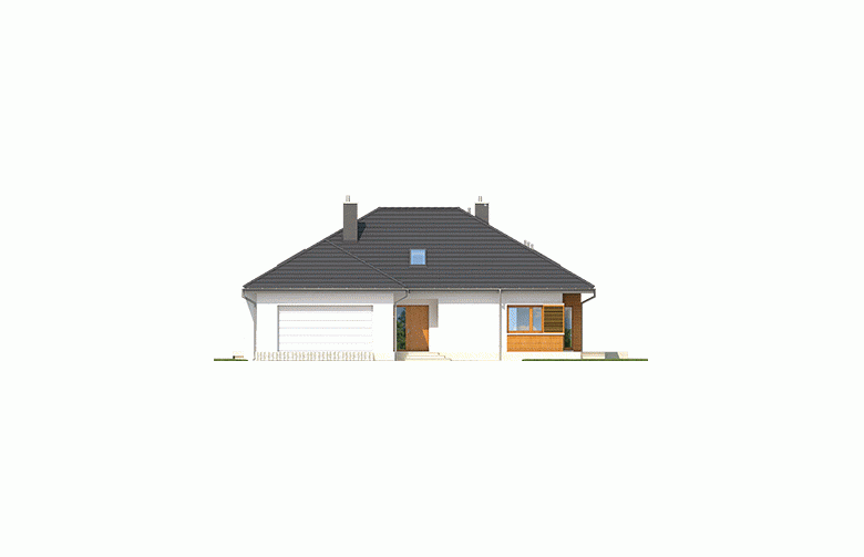 Projekt domu jednorodzinnego Marcel G2 MULTI-COMFORT - elewacja 1