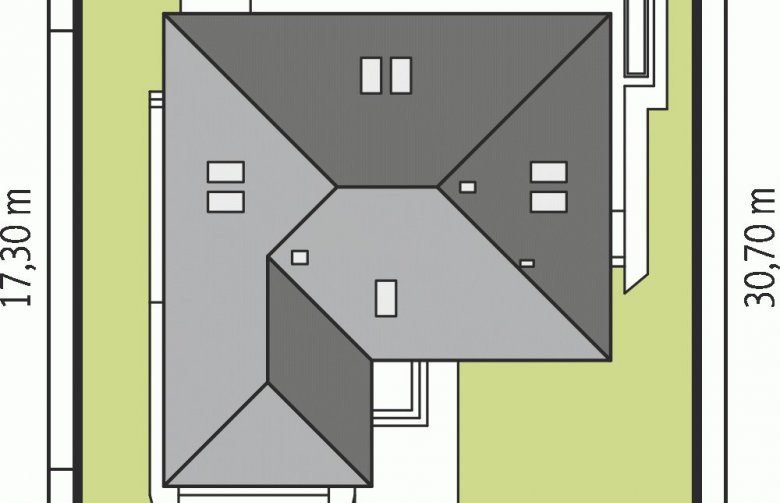 Projekt domu jednorodzinnego Marcel G2 MULTI-COMFORT - Usytuowanie