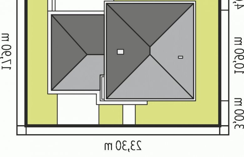 Projekt domu piętrowego Rodrigo IV G2 - Usytuowanie - wersja lustrzana