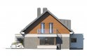 Projekt domu z poddaszem Limbo - elewacja 2