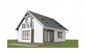 Projekt domu z poddaszem Z101 v2 - wizualizacja 1