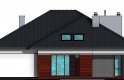 Projekt domu z poddaszem Domidea 2d - elewacja 2