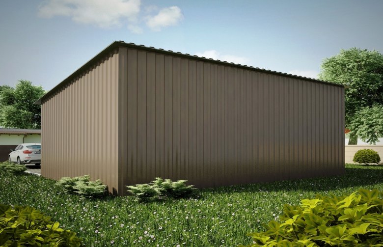 Projekt domu energooszczędnego G118 - Budynek garażowy