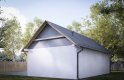 Projekt domu energooszczędnego G216 - Budynek garażowy - wizualizacja 1