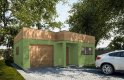 Projekt domu energooszczędnego G303 - Budynek garażowo - gospodarczy - wizualizacja 0