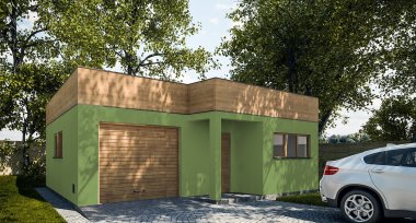 Projekt domu G303 - Budynek garażowo - gospodarczy