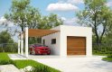 Projekt domu energooszczędnego G174 - Budynek garażowy - wizualizacja 0