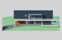 Projekt domu z poddaszem LK&1210 - elewacja 1