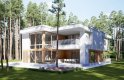 Projekt domu z poddaszem LK&1229 - wizualizacja 2