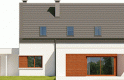 Projekt domu jednorodzinnego Patryk IV G1 - elewacja 3