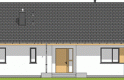 Projekt domu jednorodzinnego Simon - elewacja 1